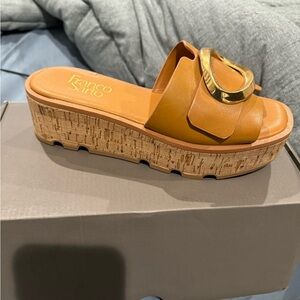Franco sarto wedged Sandles. Never worn